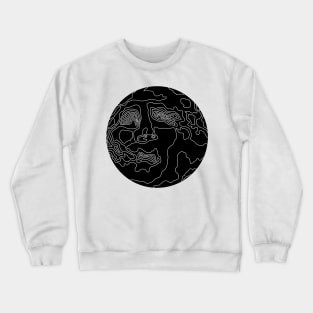 man in the moon Crewneck Sweatshirt